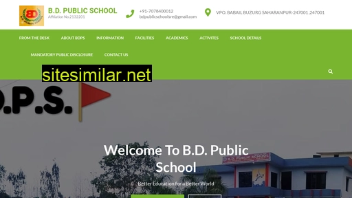 Bdpublicschool similar sites