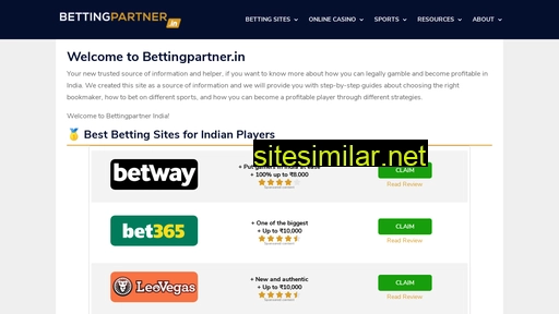 bettingpartner.in alternative sites