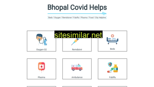 bhopalcovidhelps.in alternative sites