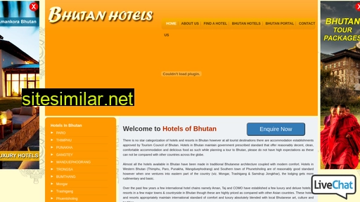 Bhutanhotels similar sites