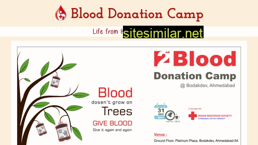 Blooddonationcamp similar sites