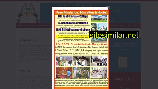 bndegreecollege.in alternative sites