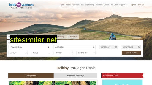 Bookmyvacations similar sites
