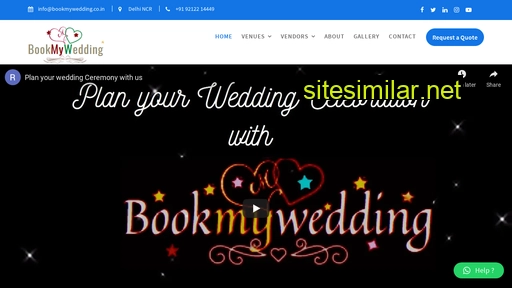 bookmywedding.co.in alternative sites