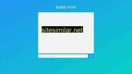 buddykrish.in alternative sites