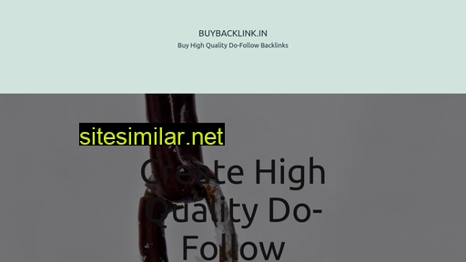 Buybacklink similar sites