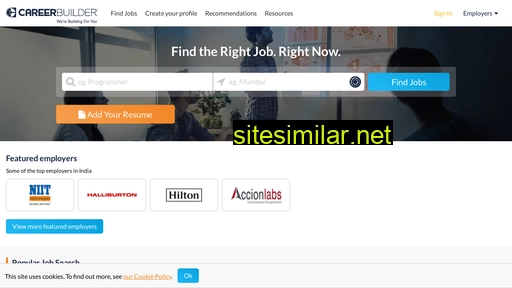 careerbuilder.co.in alternative sites