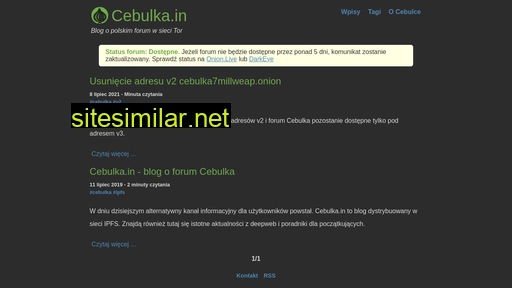 cebulka.in alternative sites