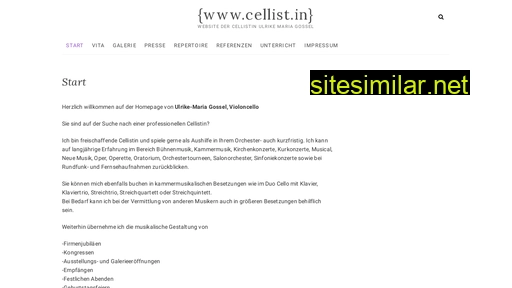 cellist.in alternative sites