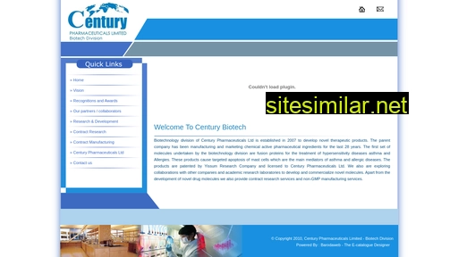 centurybiotech.co.in alternative sites