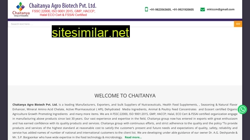 chaitanyaagrobiotech.co.in alternative sites