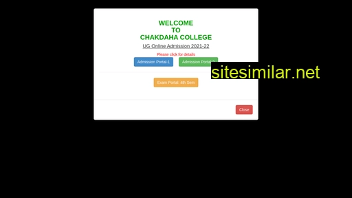 chakdahacollege.ac.in alternative sites