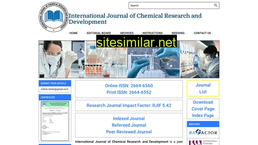 chemicaljournal.in alternative sites