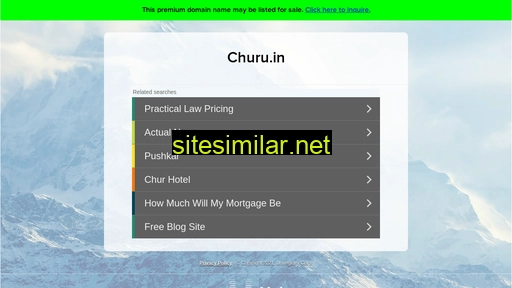 churu.in alternative sites