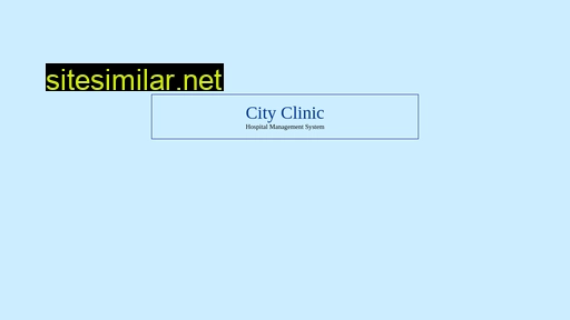 Cityclinic similar sites