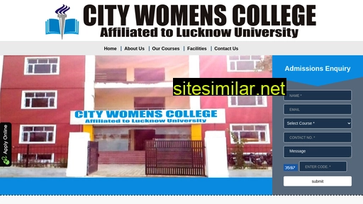 Citywomenscollege similar sites