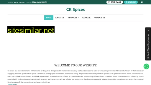 ckspicesindia.co.in alternative sites