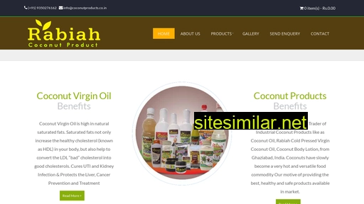 Coconutproducts similar sites