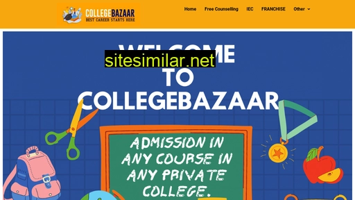 collegebazaar.in alternative sites