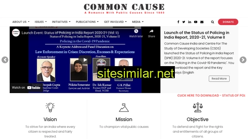 commoncause.in alternative sites