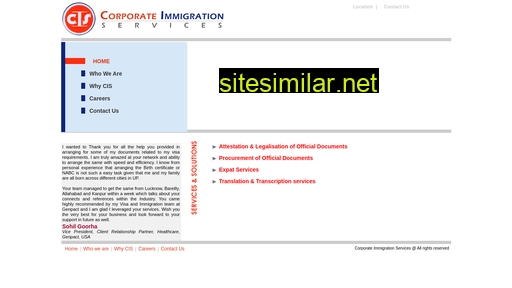 Corporateimmigration similar sites