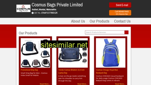 cosmusbags.in alternative sites