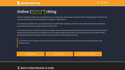 Cricketbetting10 similar sites