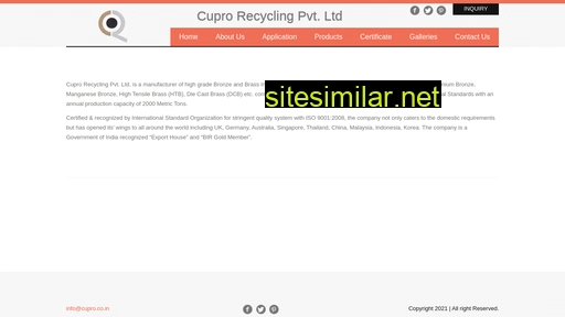 cupro.co.in alternative sites