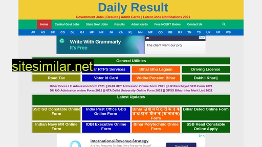 dailyresult.in alternative sites