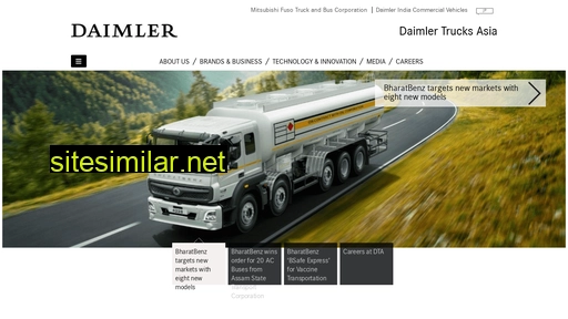 Daimler-trucksasia similar sites