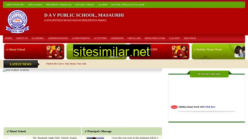 davpublicschoolmasaurhi.org.in alternative sites
