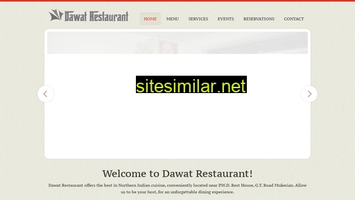 Dawatrestaurant similar sites