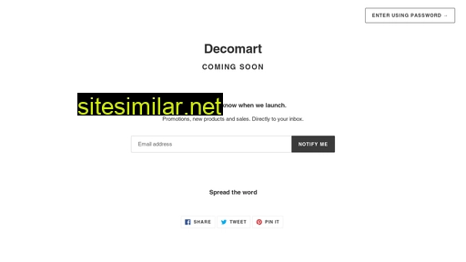 Decomart similar sites