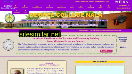 degreecollegenala.org.in alternative sites