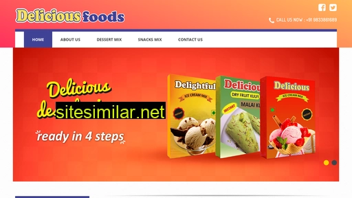 Deliciousfoods similar sites