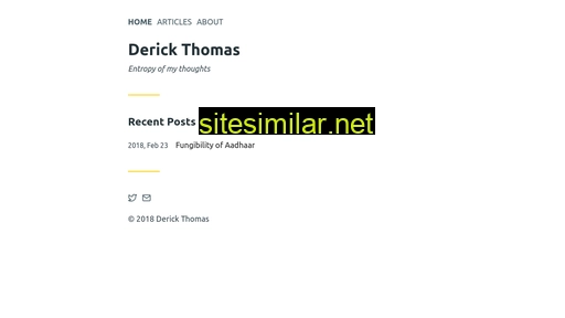 derick.in alternative sites