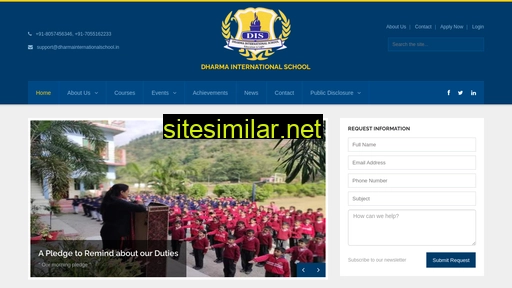dharmainternationalschool.in alternative sites