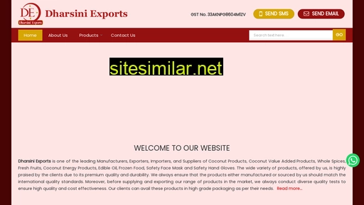 dharsiniexports.co.in alternative sites