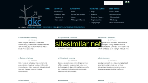 Digitalknowledgecentre similar sites