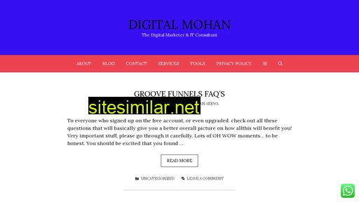 Digitalmohan similar sites