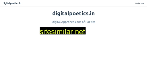 digitalpoetics.in alternative sites