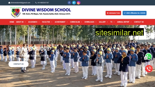 divinewisdomschool.in alternative sites