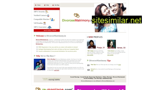 divorceematrimony.in alternative sites