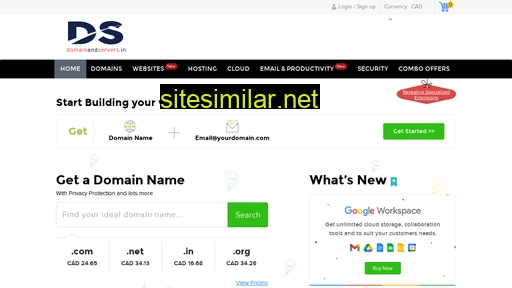 Domainandservers similar sites