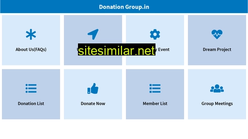 donationgroup.in alternative sites