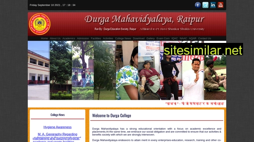 Durgacollege similar sites