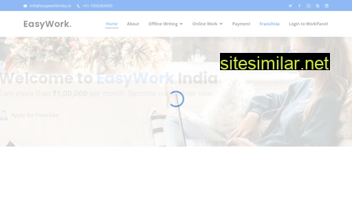 easyworkindia.in alternative sites