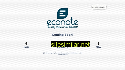 Econote similar sites