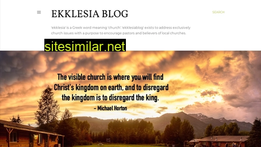 ekklesiablog.in alternative sites
