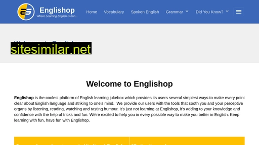 englishop.co.in alternative sites